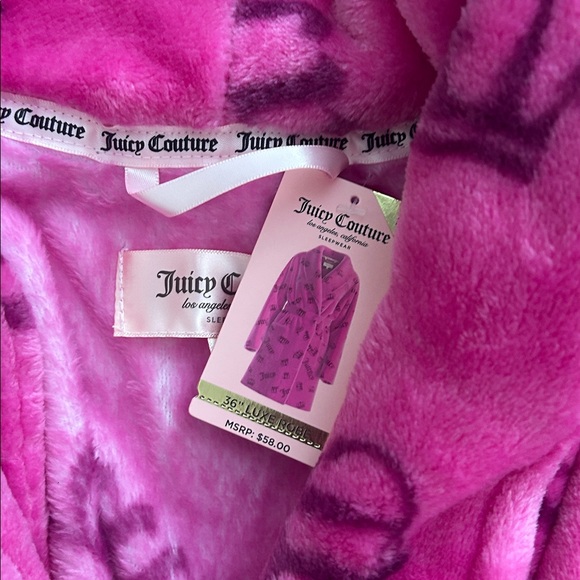 Juicy Couture Pink Robe - NWT - Picture 3 of 8